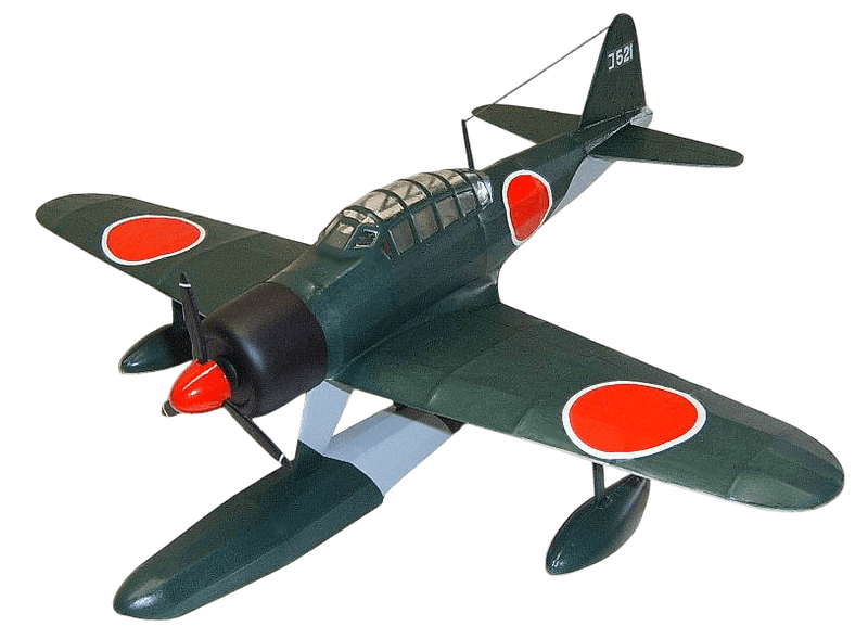 Guillows 507 1/30 A6M2 Rufe 16" Balsa Flying Model Kit