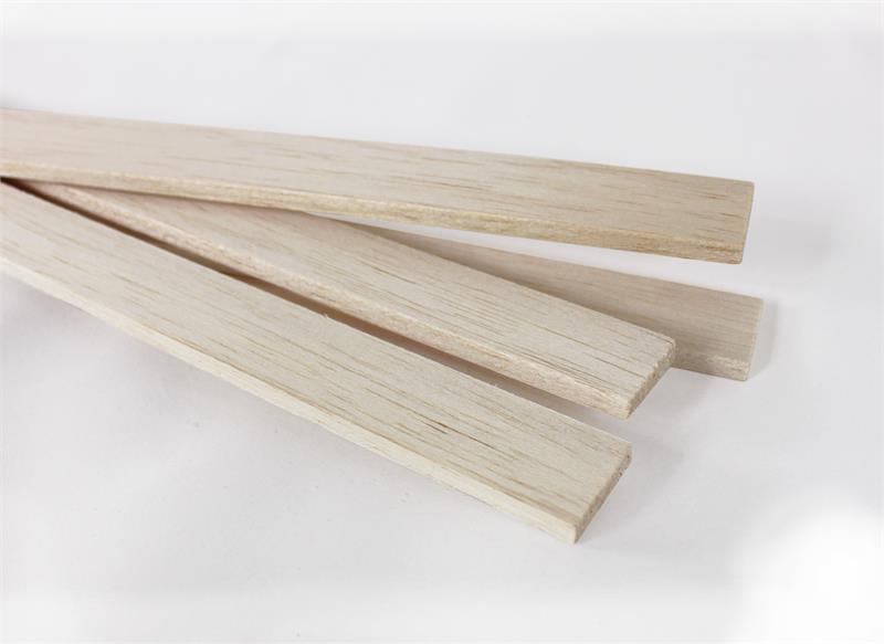 Guillows 5110 Balsa 1/4" x 1" x 36" (4 Pack)