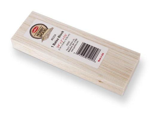 Guillows 5204 Balsa Block 3/4" x 2" x 5 7/8"