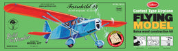 Guillows 701 Fairchild 24 25" Balsa Flying Model Kit