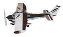 Guillows 802 1/12 Cessna Skyhawk 36" Balsa Flying Model Kit