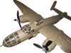 Guillows 805 1/32 B-25 Mitchell 28" Balsa Display Model Kit