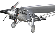 Guillows 807 1/16 Spirit Of St Louis 34" Balsa Display Model Kit