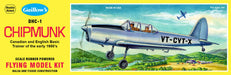 Guillows 903 1/24 Dehaviland Chipmunk 17" Balsa Flying Model Kit