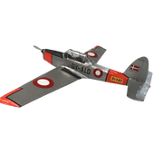 Guillows 903 1/24 Dehaviland Chipmunk 17" Balsa Flying Model Kit