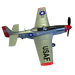 Guillows 905 1/25 P-51D Mustang 17" Balsa Flying Model Kit