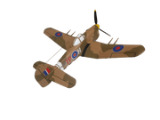 Guillows 906 1/28 Hawker Typhoon 18" Balsa Flying Model Kit