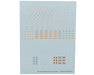 GUNPRIMER CAU-01 G-Rework Caution #01 Gundam Waterslide Decal Sheet (White/Yellow)