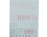 GUNPRIMER CAU-03 G-Rework Caution #03 Gundam Waterslide Decal Sheet (Grey/Red)