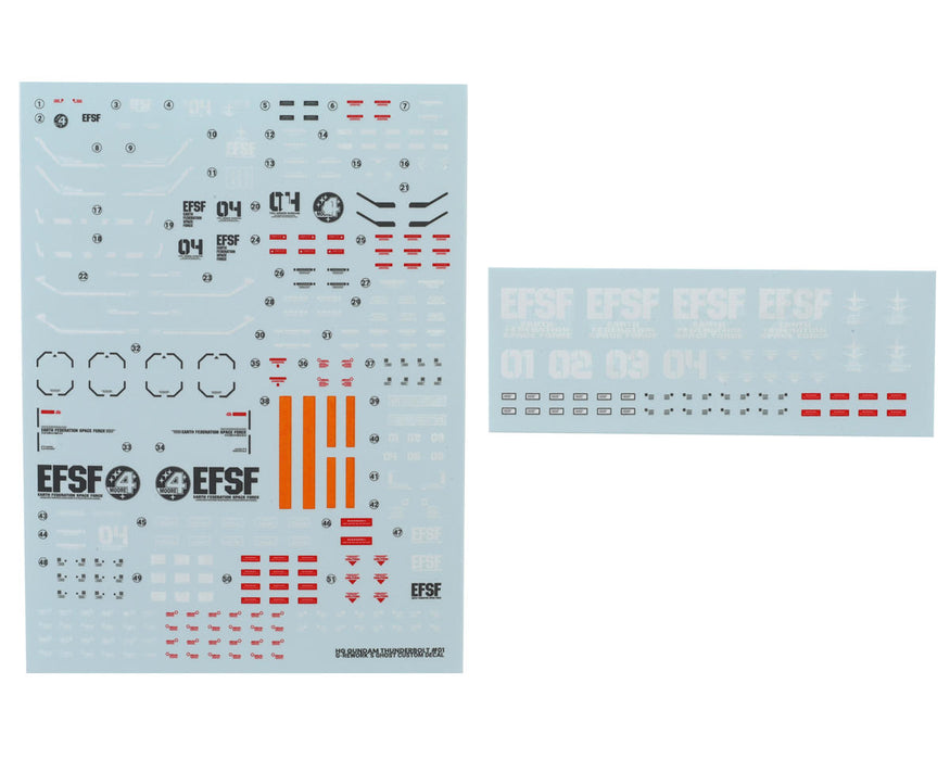 GUNPRIMER CD-H-TB01 G-Rework HG 1/144 Full Armor Gundam Waterslide Decal Sheets