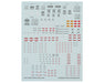 GUNPRIMER CD-H200 G-Rework HG MSN-00100 Hyaku-Shiki Gundam Waterslide Decal Sheet