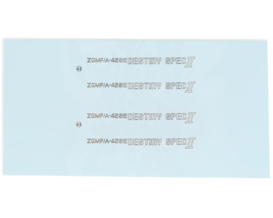 GUNPRIMER CD-H224 G-Rework HG Seed Destiny Spec II Gundam Waterslide Decal Sheets (3 Pack)