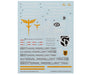 GUNPRIMER CD-H240 G-Rework HG MSN-0411 Nightingale Gundam Waterslide Decal Sheets