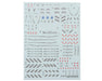 GUNPRIMER CD-H250 G-Rework HG Mighty Strike Freedom Gundam Waterslide Decal Sheets