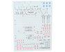 GUNPRIMER CD-H256 G-Rework HG Murasame Kai Gundam Waterslide Decal Sheets