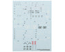 GUNPRIMER CD-H83 G-Rework HG Jagd Doga Gundam Waterslide Decal Sheet (Gyunei Use)