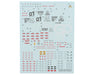 GUNPRIMER CD-M10 G-Rework MG GP01 Zephyranthes Gundam Waterslide Decal Set
