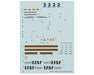 GUNPRIMER CD-M124 G-Rework MG RX-75 Guntank Gundam Waterslide Decal Sheets