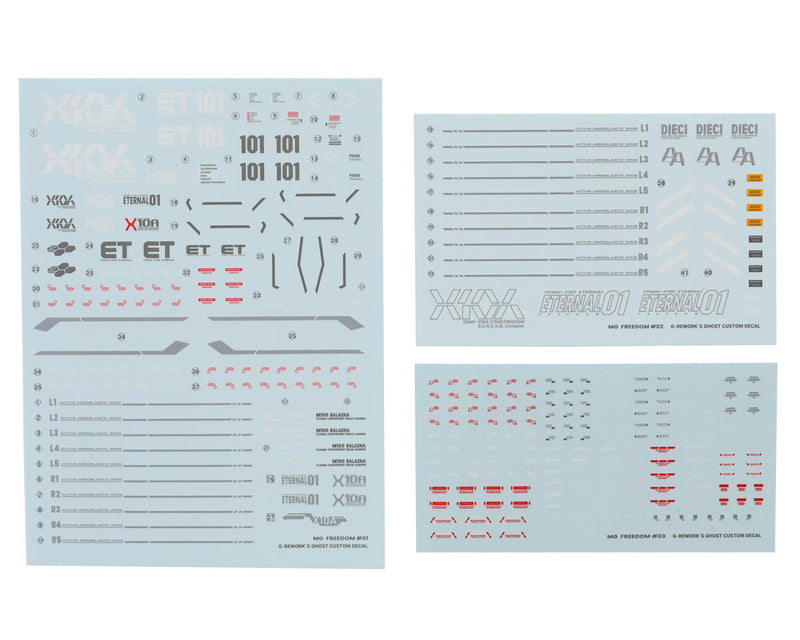 GUNPRIMER CD-M192 G-Rework MG Freedom Gundam 2.0 Gundam Waterslide Decal Sheets