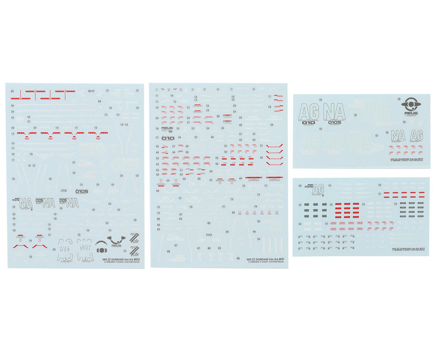 GUNPRIMER CD-M198 G-Rework MG ZZ Gundam Ver. Ka "Mobile Suit ZZ Gundam" Waterslide Decal