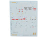 GUNPRIMER CD-M211 G-Rework MG Gunner Zaku Warrior Gundam Waterslide Decal Sheet