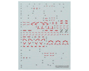 GUNPRIMER CD-M221 G-Rework MG MSZ-006 Z Zeta Gundam Waterslide Decal Sheets