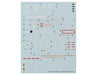 GUNPRIMER CD-M98 G-Rework MG Zaku II Char's Custom Gundam Waterslide Decal Sheet