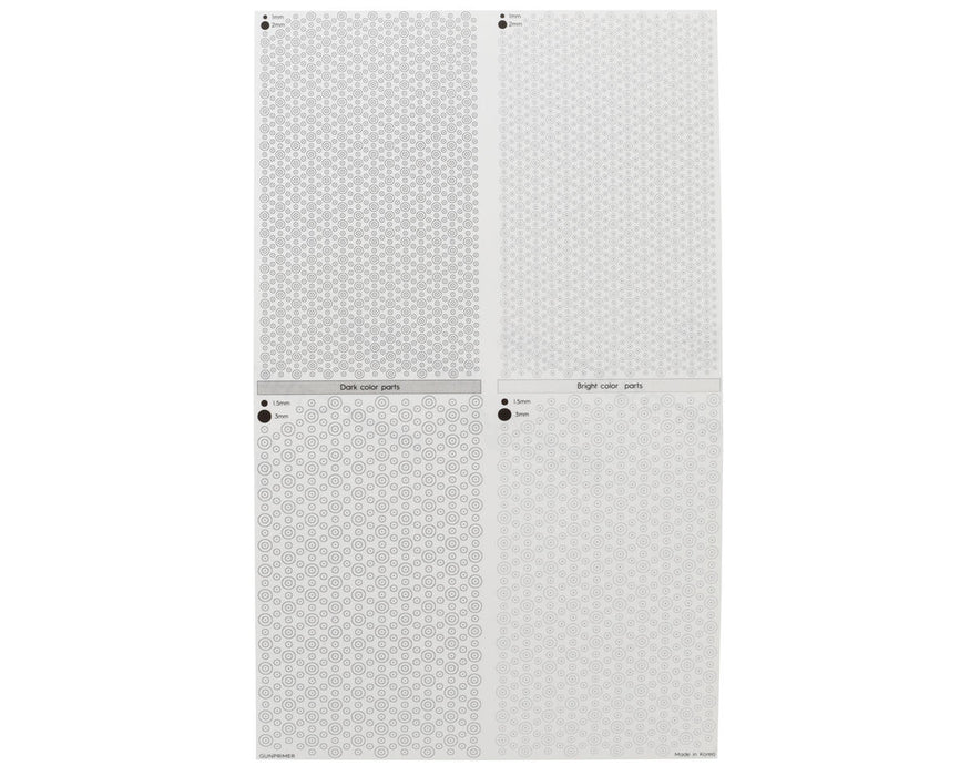 GUNPRIMER PCG-T CUSTOM GUIDE Pin Vise Sheet (Transparent)