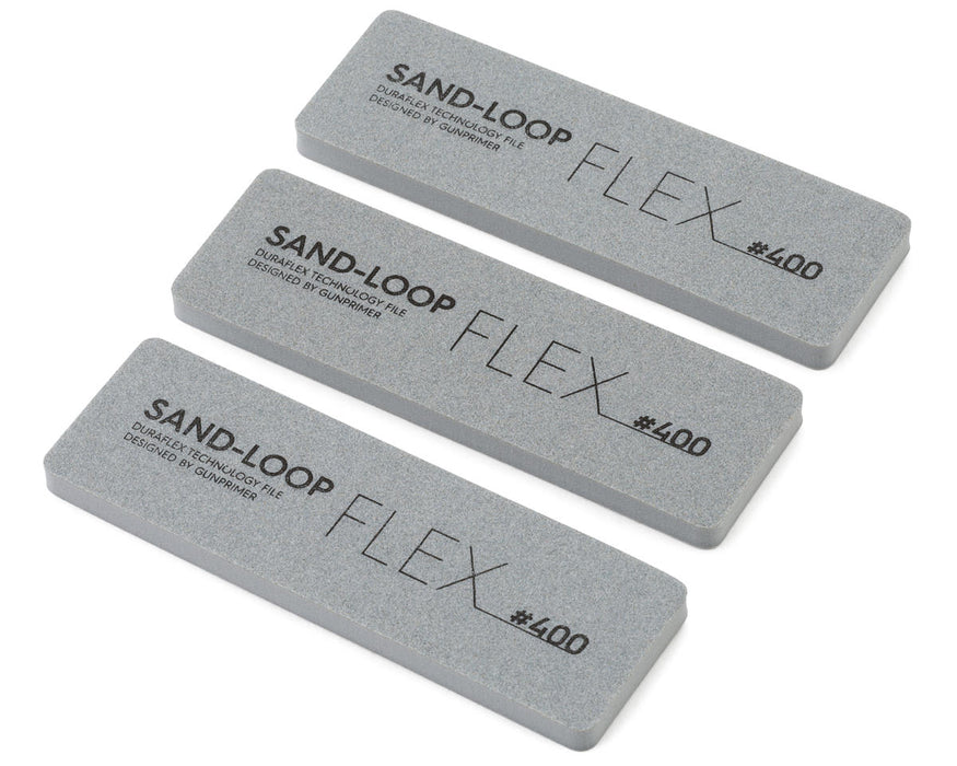GUNPRIMER SL-F400 400 Grit SAND-LOOP Flex Sandpaper (3 Pack)