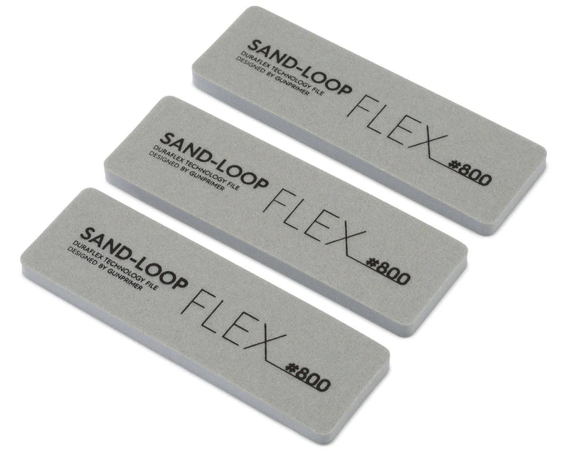 GUNPRIMER SL-F800 800 GritSAND-LOOP Flex Sandpaper (3 Pack)
