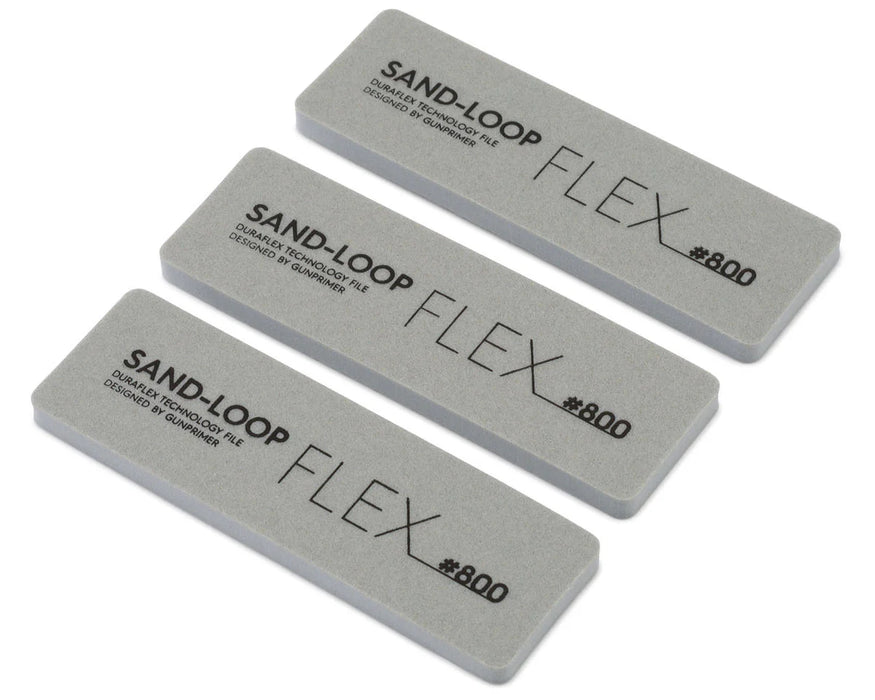 GUNPRIMER SL-F800 800 GritSAND-LOOP Flex Sandpaper (3 Pack)