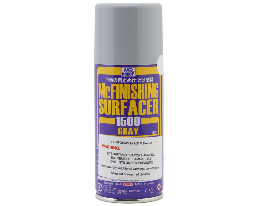 Gunze B527 Mr. Hobby Mr.Finishing Surfacer Gray Spray 170ml