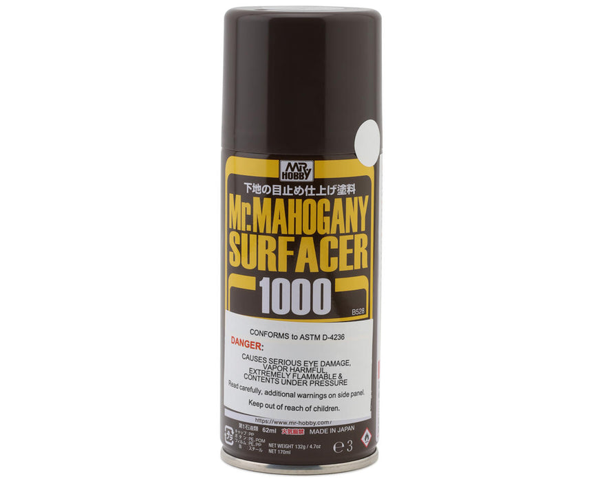 Gunze B528 Mr. Hobby Mr.Mahogany Surfacer 1000 Spray 170ml