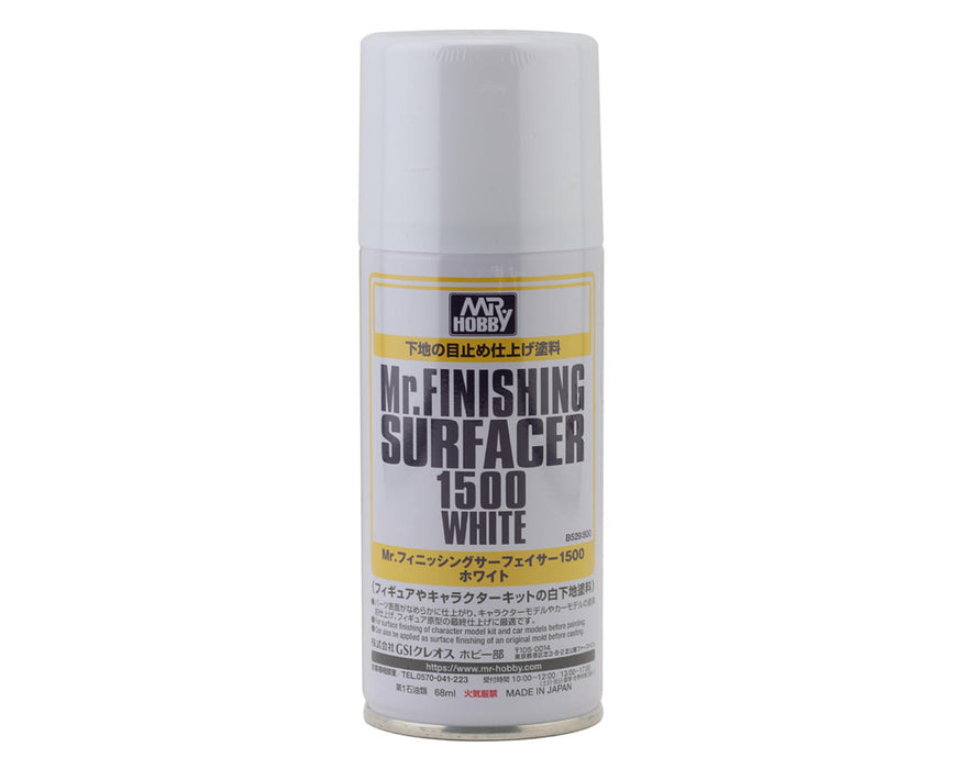 Gunze B529 Mr. Hobby Mr.Finishing Surfacer White 1500 Spray 170ml