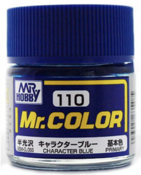 Gunze C110 Mr. Hobby Mr. Color Semi-Gloss Character Blue 10ml