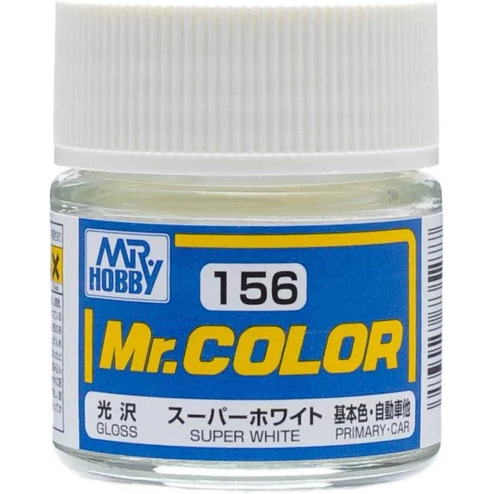 Gunze C156 Mr. Hobby Mr. Color Gloss Super White 10m