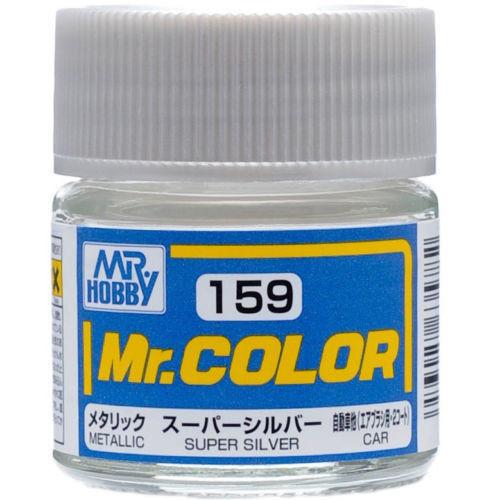 Gunze C159 Mr. Hobby Mr. Color Metallic Super Silver 10ml
