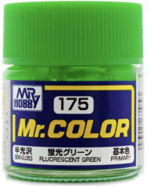 Gunze C175 Mr. Hobby Mr. Color Fluorescent Green 10ml