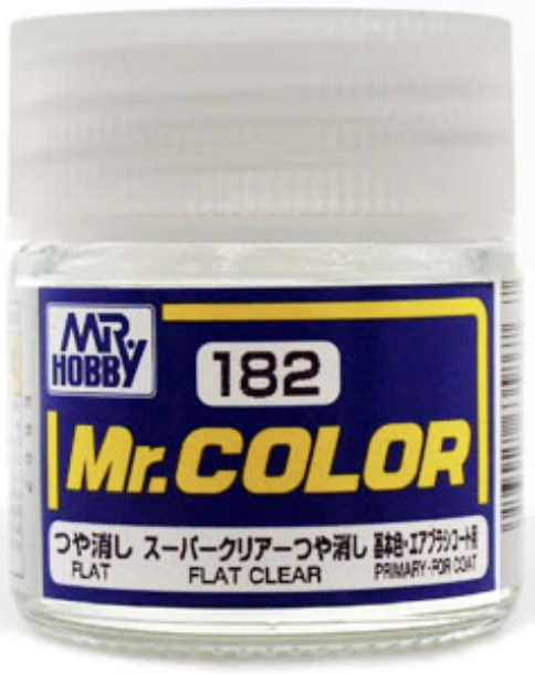 Gunze C182 Mr. Hobby Mr. Color Flat Clear 10ml