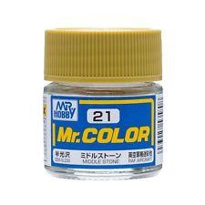 Gunze C21 Mr. Hobby Mr. Color Semi-Gloss Middle Stone 10ml