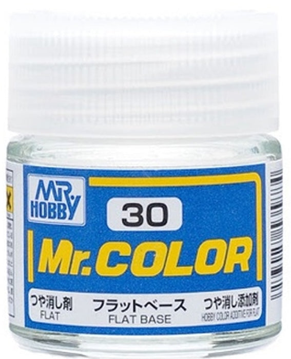 Gunze C30 Mr. Hobby Mr. Color Flat Base 10ml