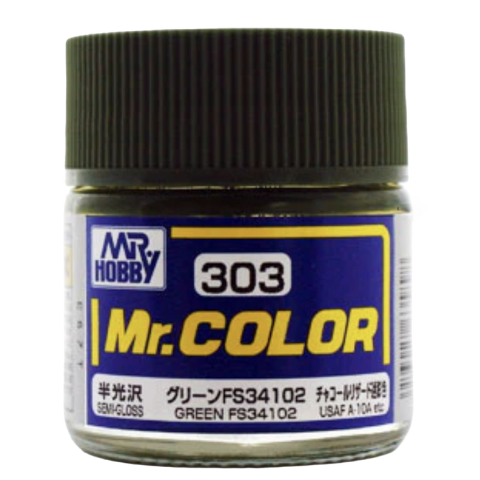 Gunze C303 Mr. Hobby Mr. Color Semi Green FS34102 10ml