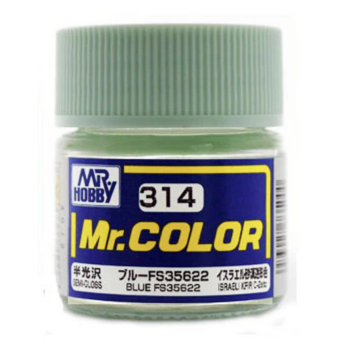 Gunze C314 Mr. Hobby Mr. Color Semi-Gloss Blue FS35622 10ml