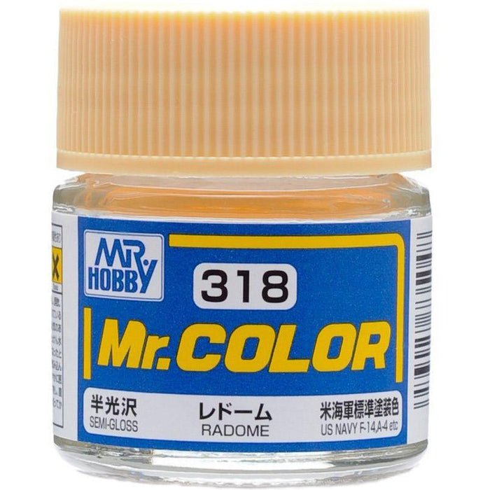 Gunze C318 Mr. Hobby Mr. Color Semi-Gloss Radome 10ml