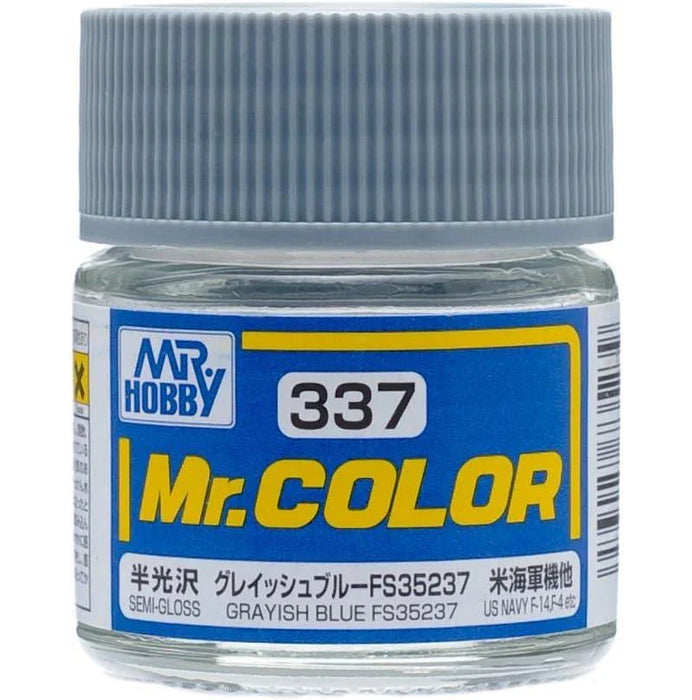 Gunze C337 Mr. Hobby Mr. Color Semi-Gloss Grayish Blue FS35237 10ml