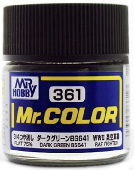 Gunze C361 Mr. Hobby Mr. Color Dark Green BS641 10ml
