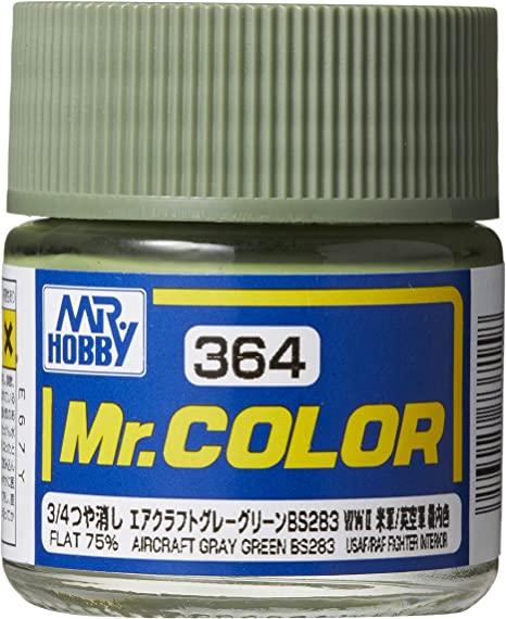 Gunze C364 Mr. Hobby Mr. Color Aircraft Gray Green 10ml