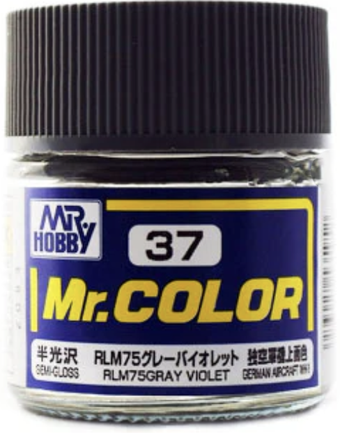 Gunze C37 Mr. Hobby Mr. Color Semi-Gloss Grayviolet 10ml
