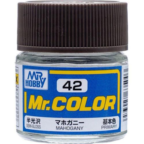 Gunze C42 Mr. Hobby Mr. Color Semi-Gloss Mahogany 10ml