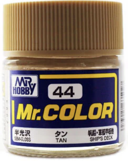 Gunze C44 Mr. Hobby Mr. Color Semi-Gloss Tan 10ml